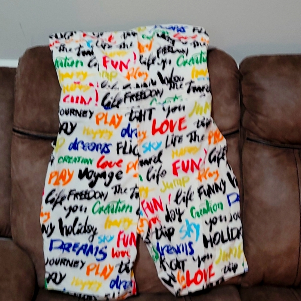 Bermuda jump suit never qirn